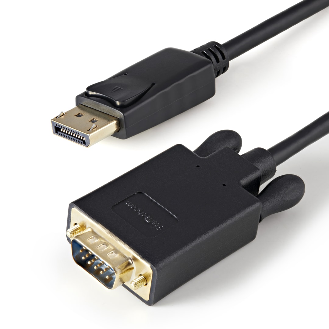 DisplayPort to VGA - 3ft - Active - Black