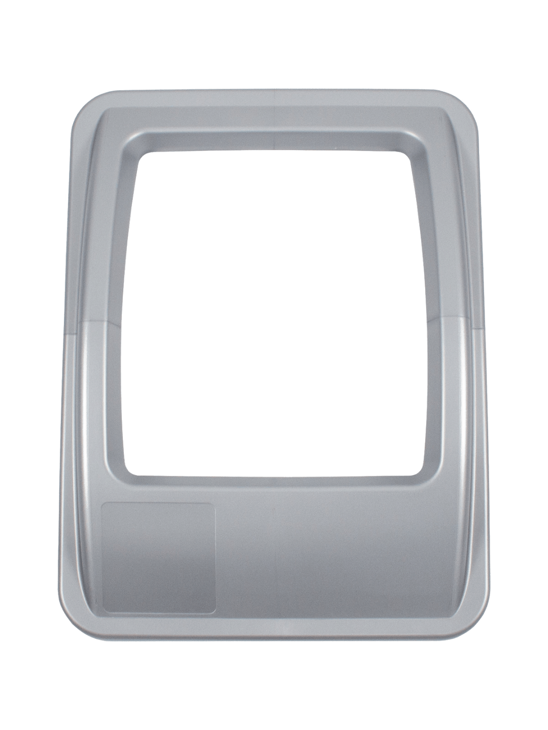  WASTE WATCHER - Single - Lid - Xl - Full - Metallic Silver