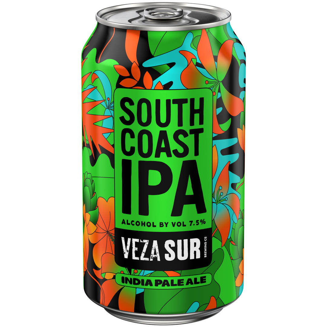 Veza Sur Brewing South Coast IPA Beer 12 fl oz