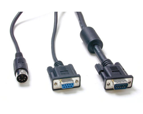 *D*15 ft. AT-Style 3-in-1 KVM Switch Cable *D*