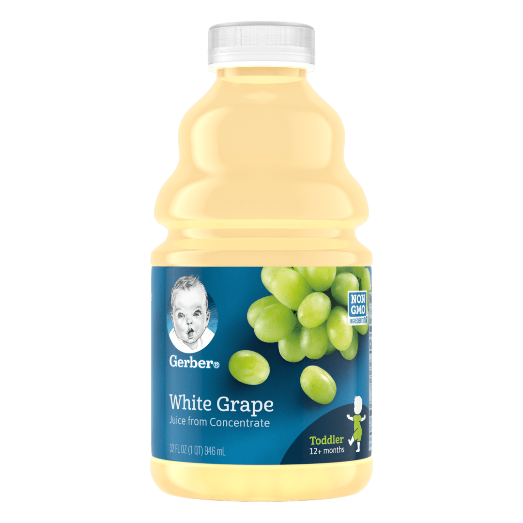 Gerber White Grape Fruit Juice, 32 fl oz Bottle