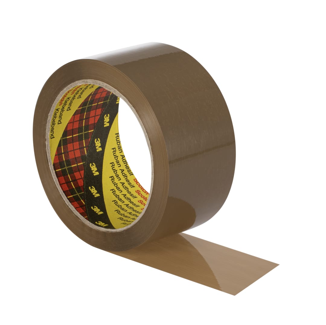 Scotch® Box Sealing Tape 371, Brown, 50 mm x 66 m