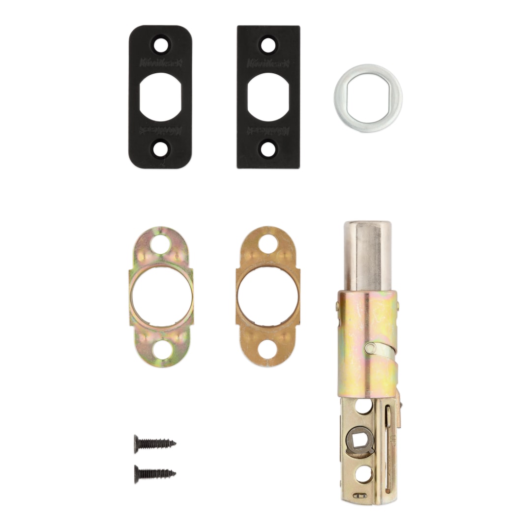 6-Way Adjustable Deadbolt Latch for Matte Black or Venetian Bronze Finish