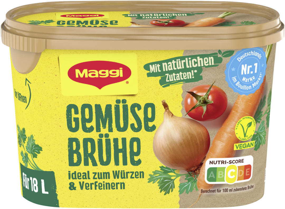 MAGGI Gemüse Brühe Dose 288g, ergibt 18 Liter