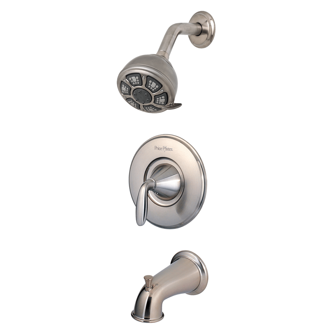 Pasadena 1-Handle Tub & Shower Faucet in Brushed Nickel