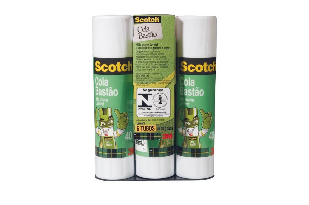 Cola em Bastão Scotch®, 40 g, 36 Tubos