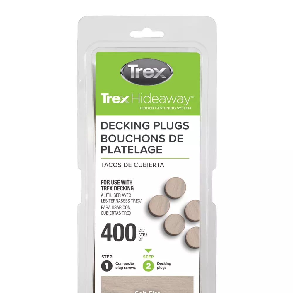 Trex® Decking Plugs Salt Flat- 400 count/pack