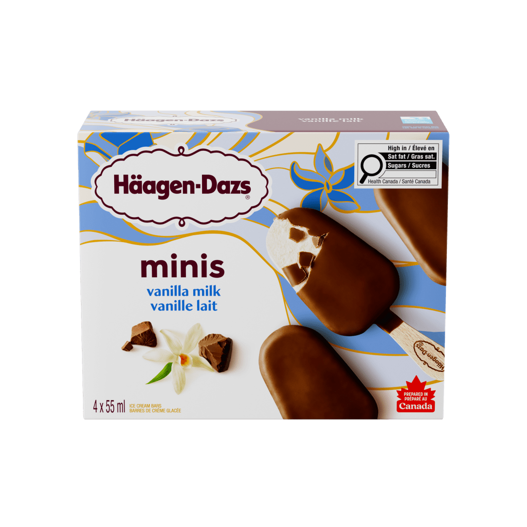 HGDZS MINIS Milk Choc 6(4x55ml)CA