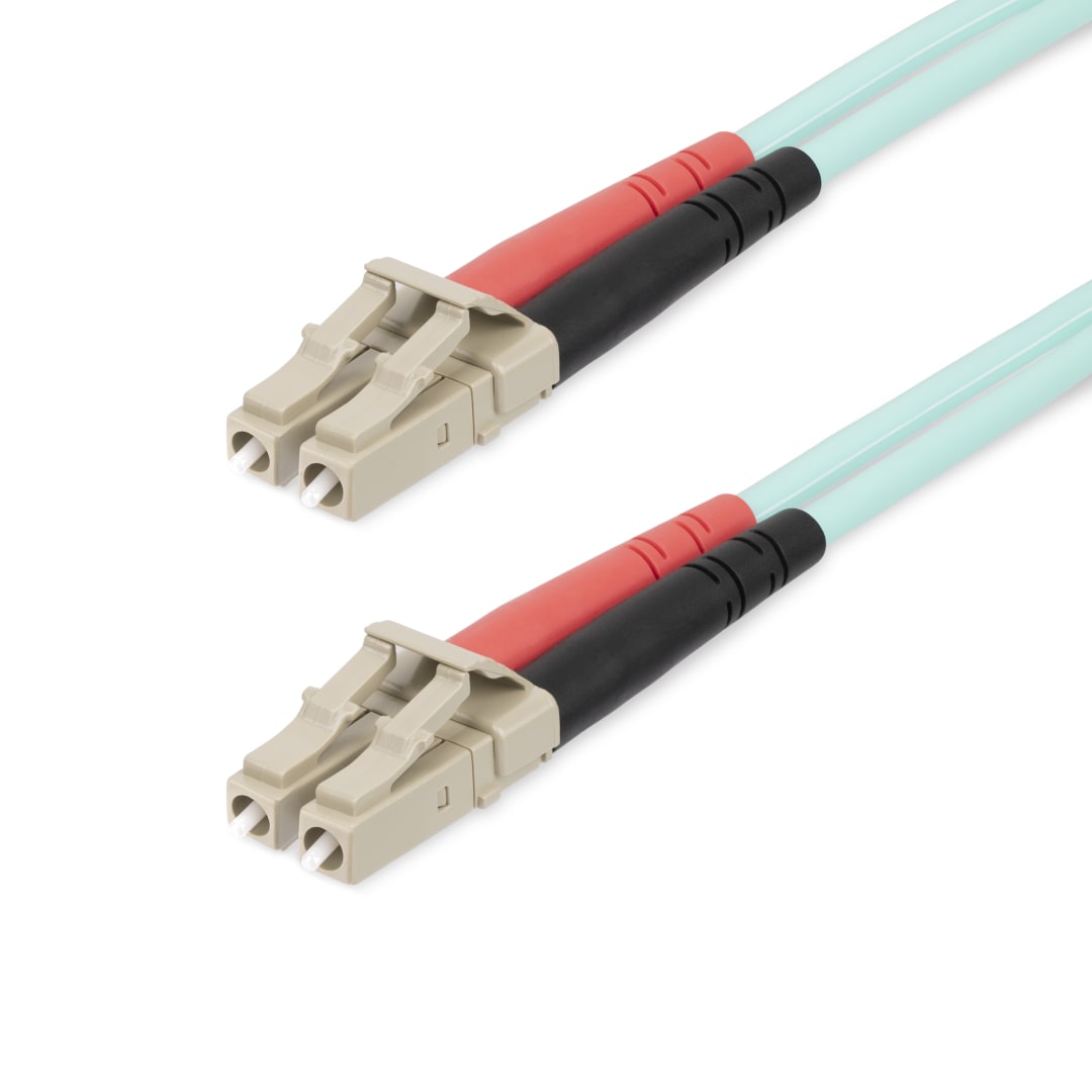 100G Duplex Multimode 50 125 OM4 LSZH Fiber Optic Cable LC