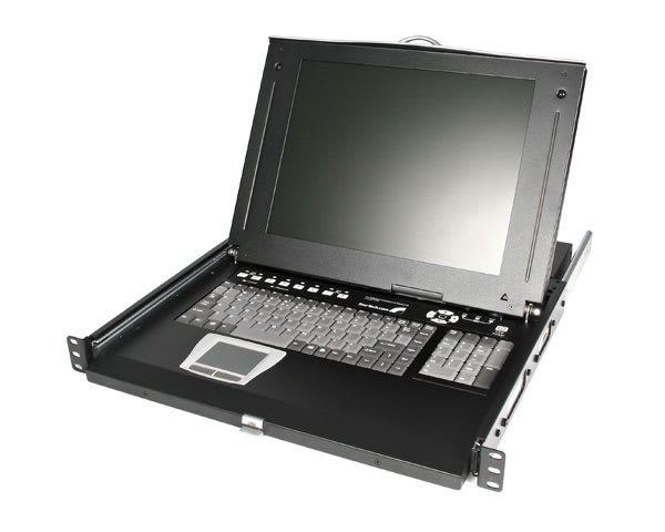 1U Rackmount Integrated Monitor Keyboard