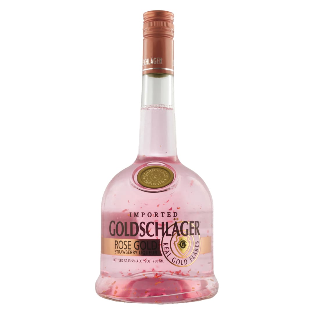 Goldschlager Rose Gold Strawberry Liqueur 750ml 87 Proof