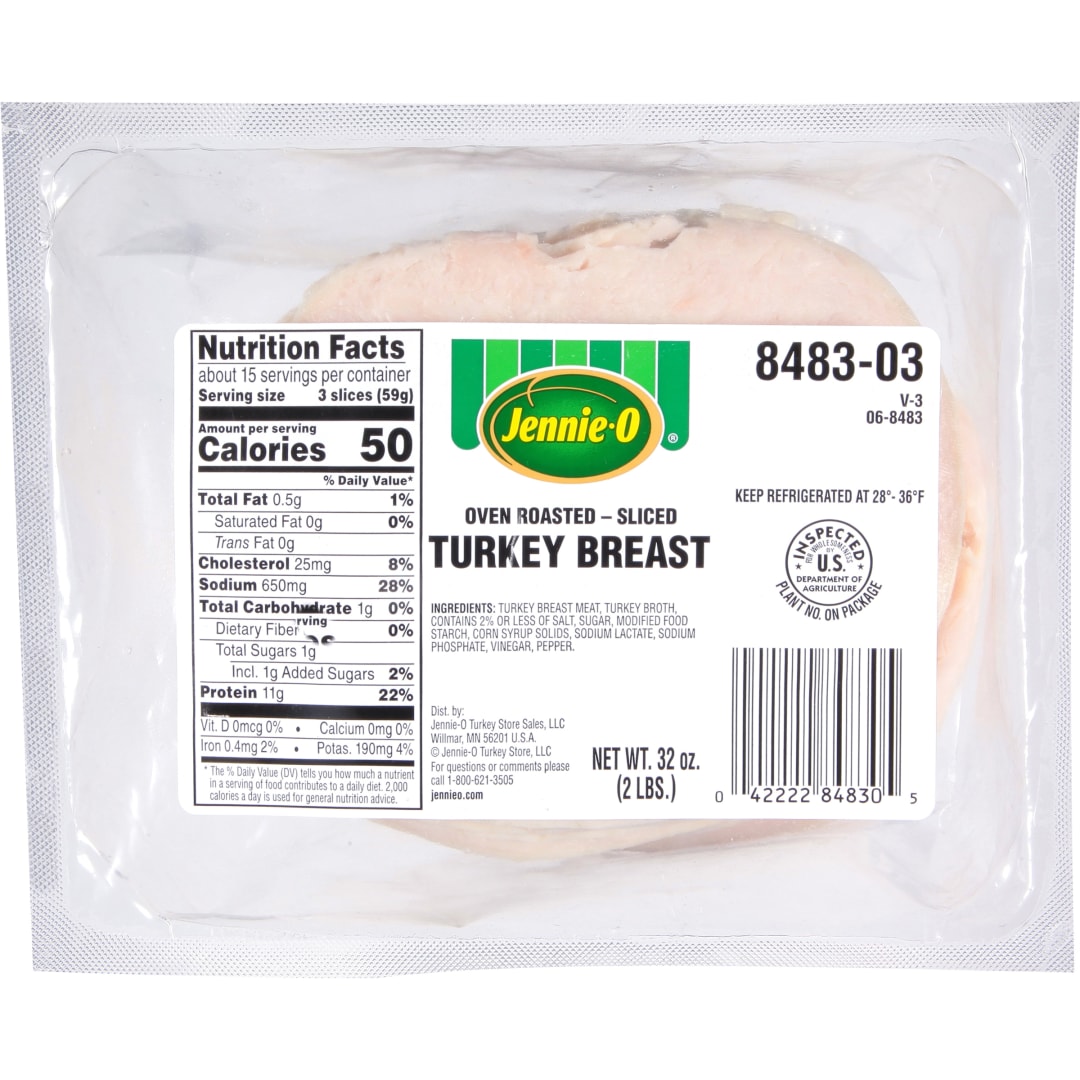 JENNIE-O Oven Roasted Turkey Breast Extra Lean Sliced .7 Ounces