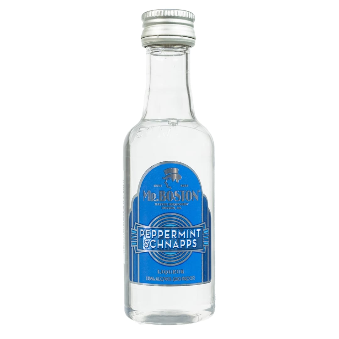 Mr. Boston Peppermint Schnapps 50ml 30 Proof