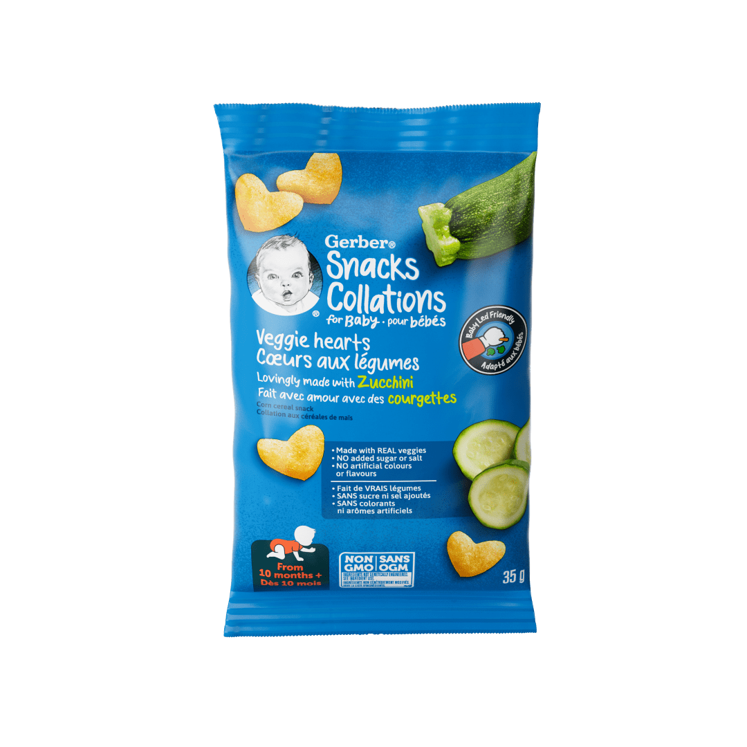 GRBR Veggie Hearts Zucchini 6x35g CA