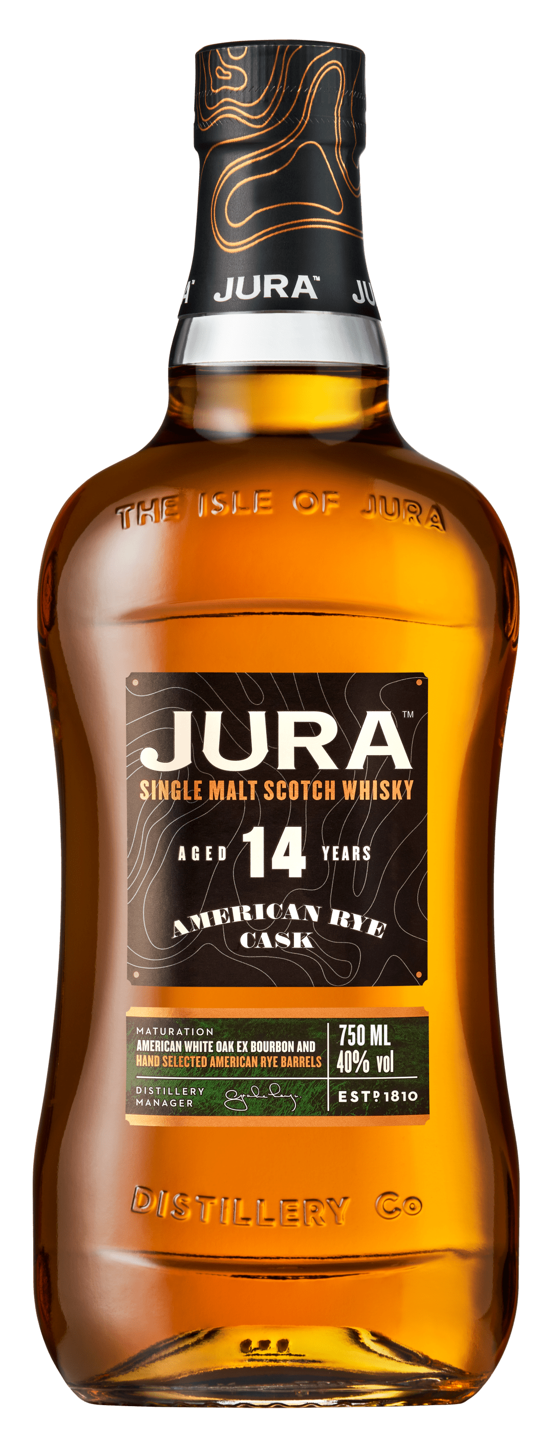 Jura 14 Year Old Rye Cask Scotch Whisky 750ml