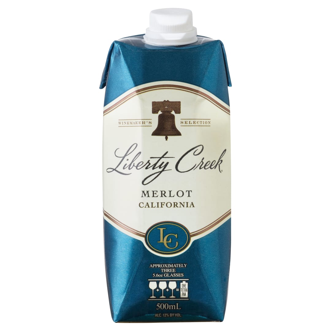 Liberty Creek Vineyards Merlot Red Wine Tetra 500ml
