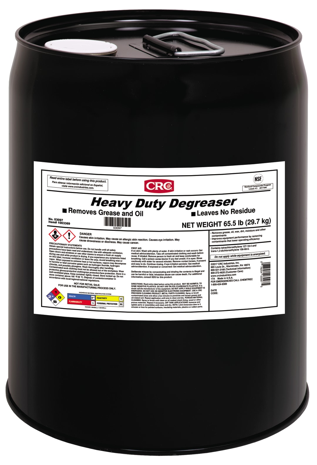 CRC Heavy Duty Degreaser 1X5GL
