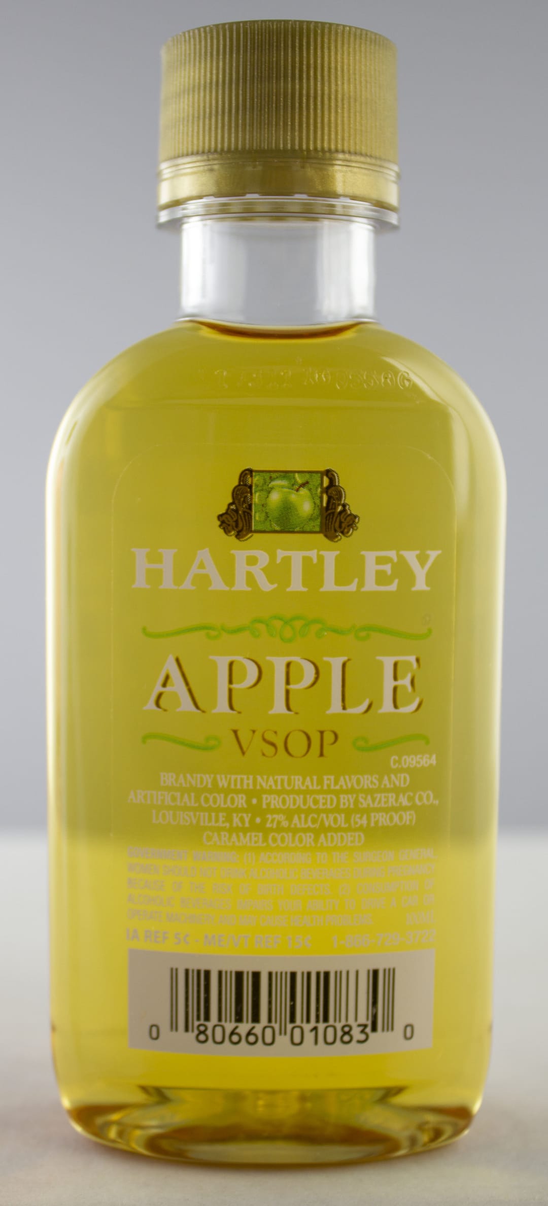 Hartley Apple Brandy 100ml 54 Proof