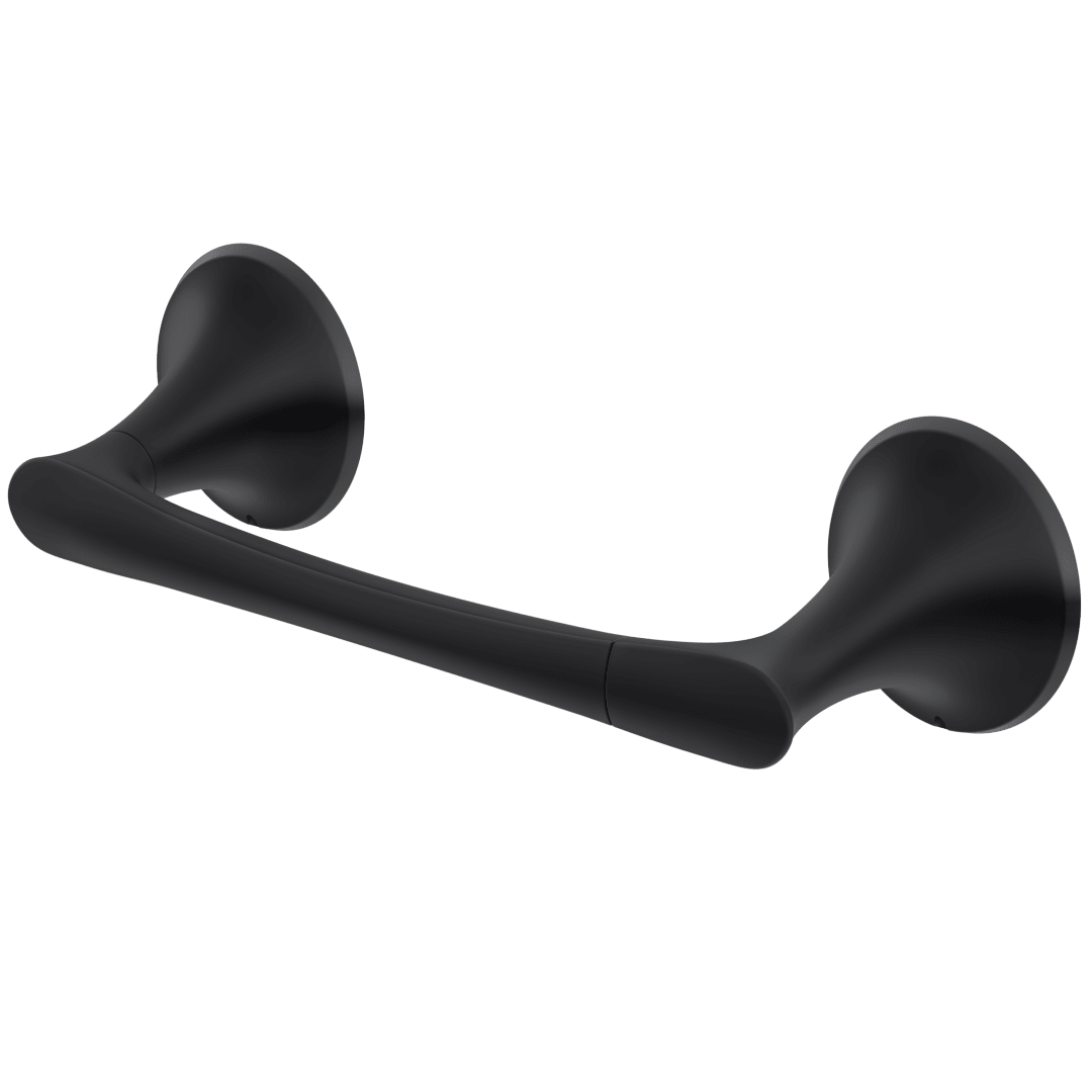 Rhen Toilet Paper Holder in Matte Black
