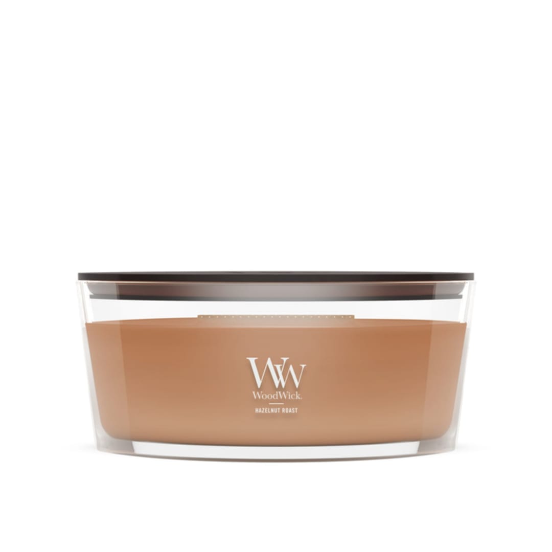 WoodWick Hazelnut Roast Ellipse Candle