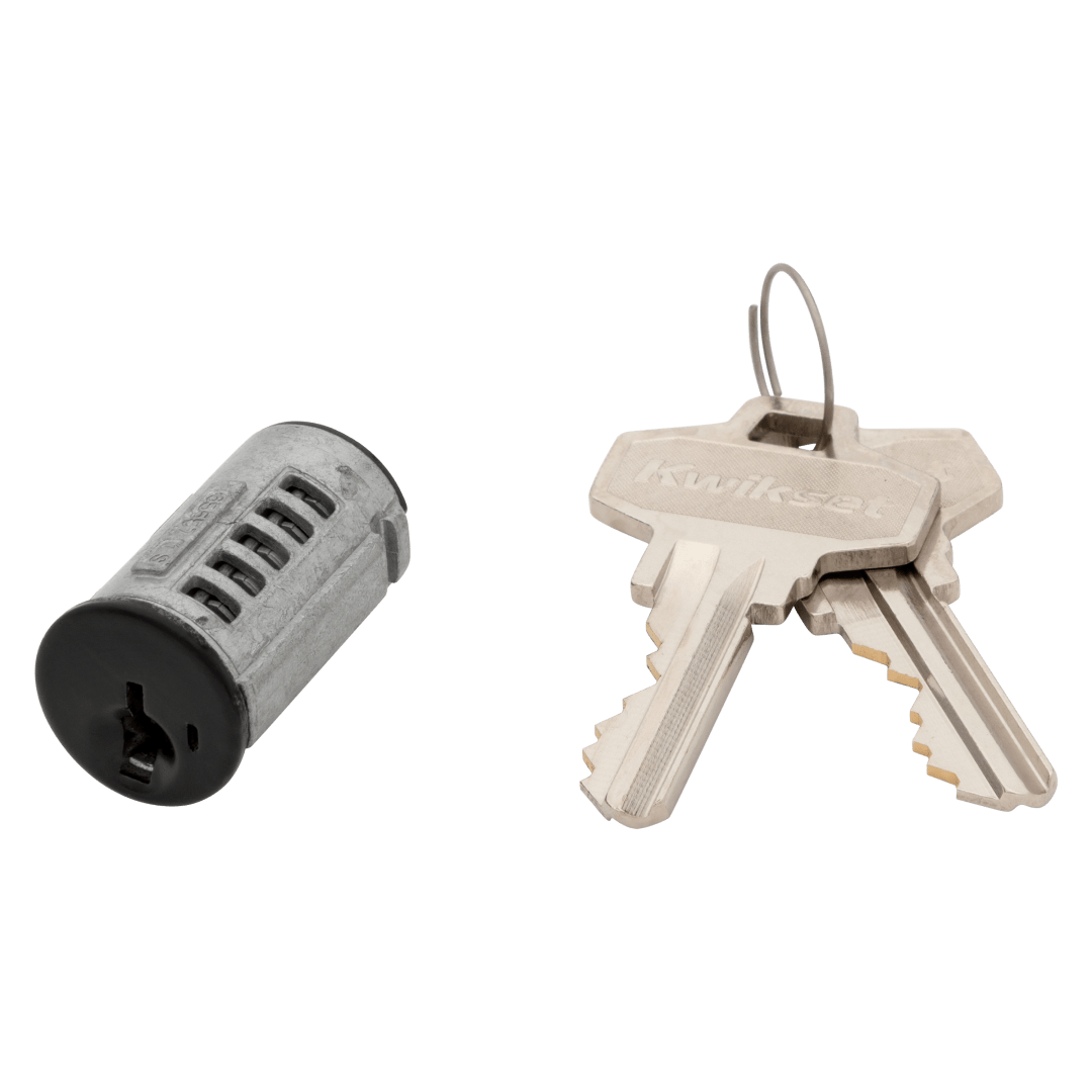C-Keyway Cylinder for Knob/Lever in Matte Black or Venetian Bronze Finish