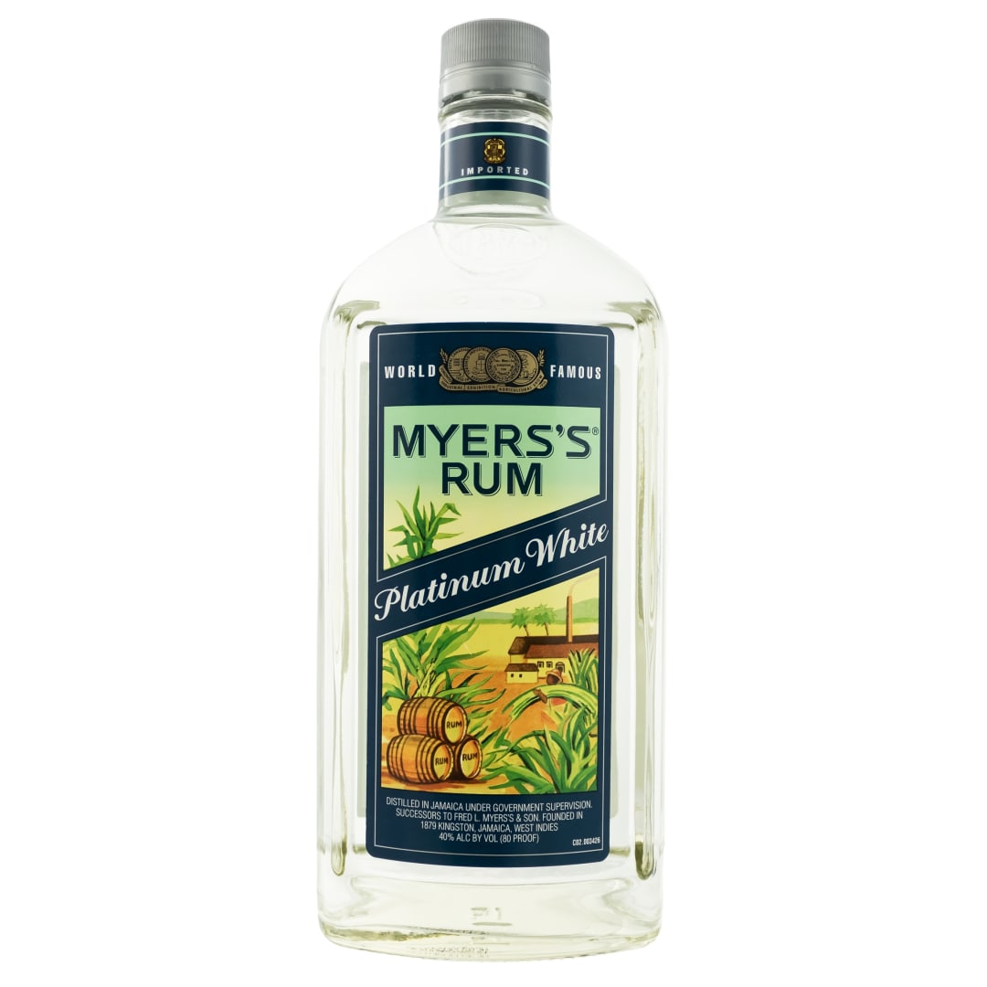 Myers's Platinum White Rum 750ml 80 Proof