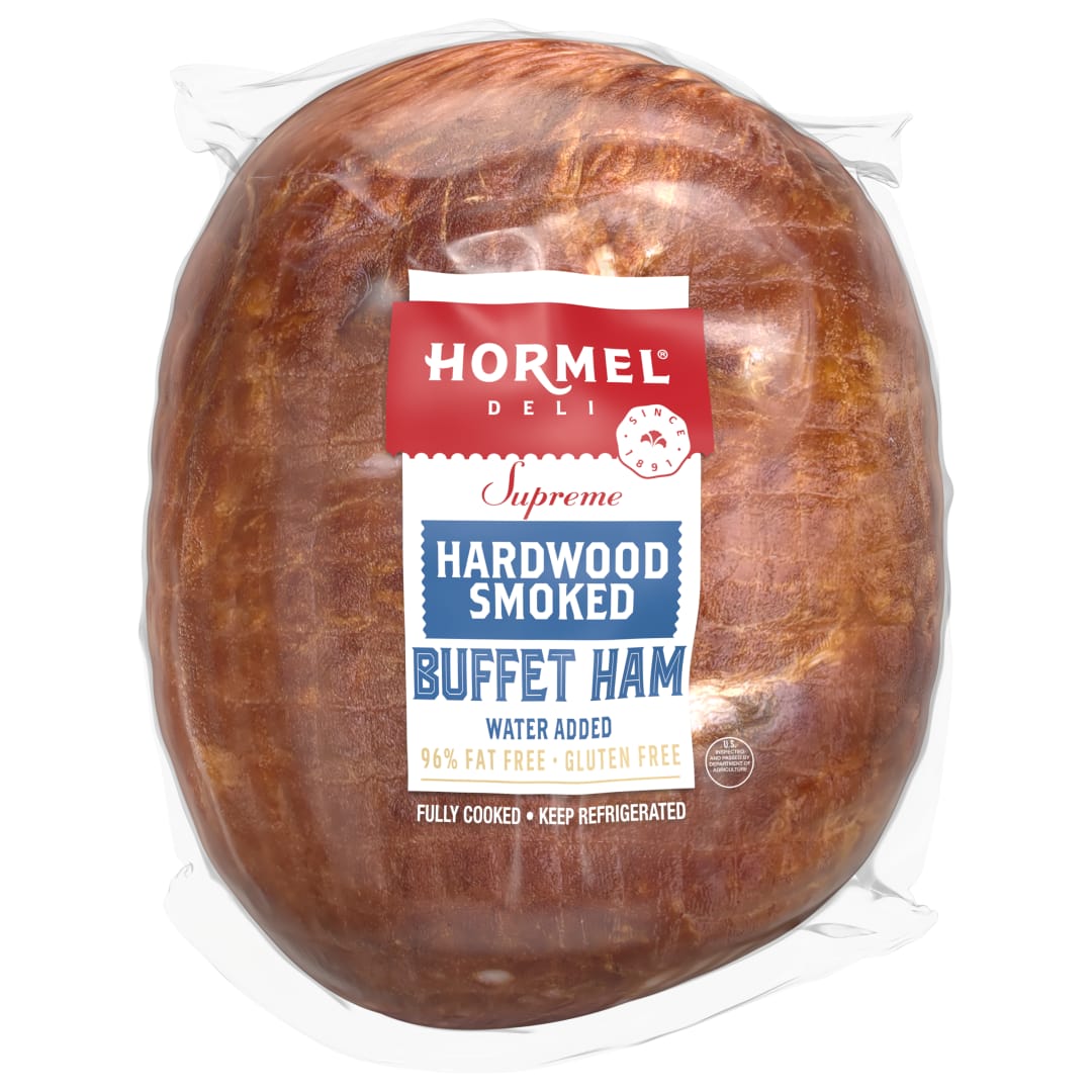 HORMEL Hardwood Smoked Water Added Supreme Flat Buffet Ham