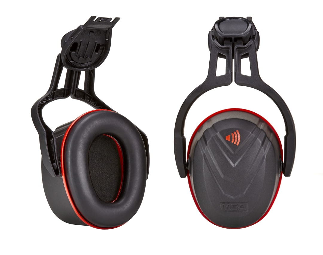 Orejeras MSA V-Gard® montadas en casco