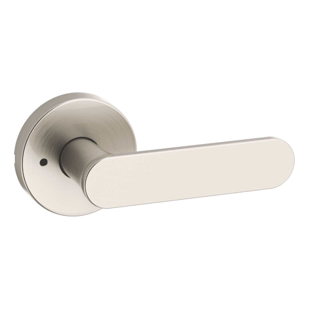 Pesaro Bed/Bath Lever in Satin Nickel