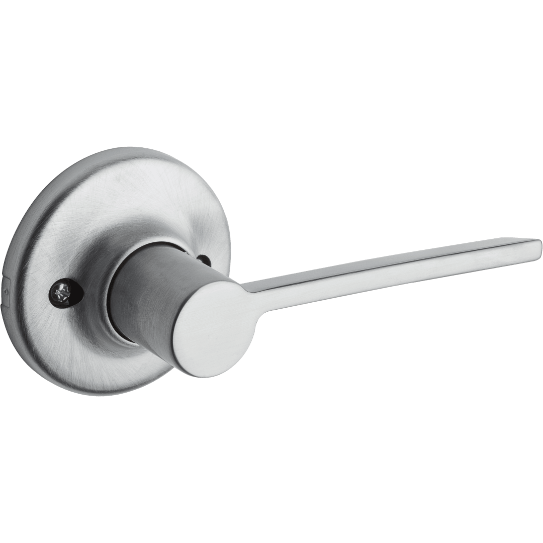 Ladera Half - Dummy Right Hand Door Lever in Satin Chrome