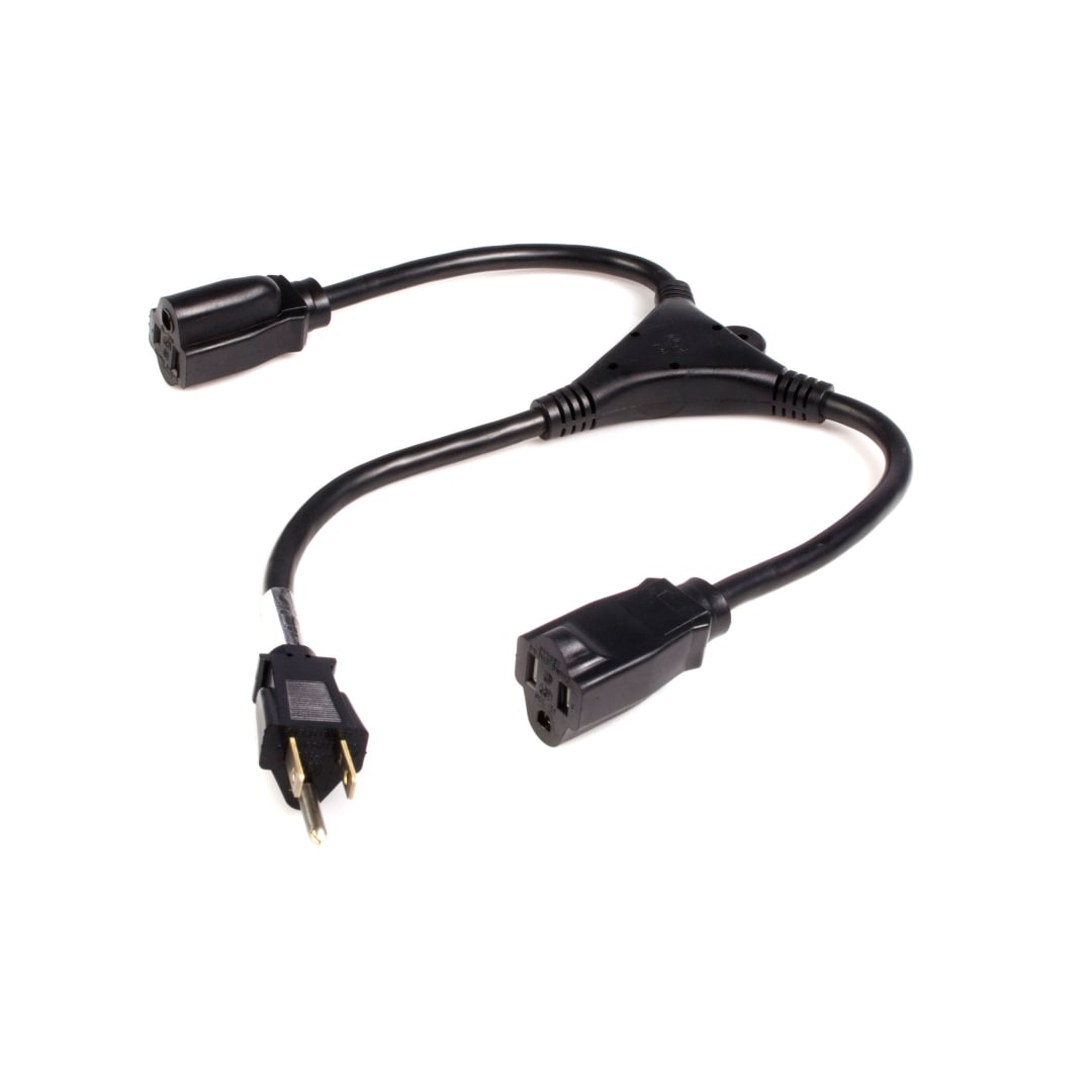 1.5 Ft Power Y Cable 1M - 2F