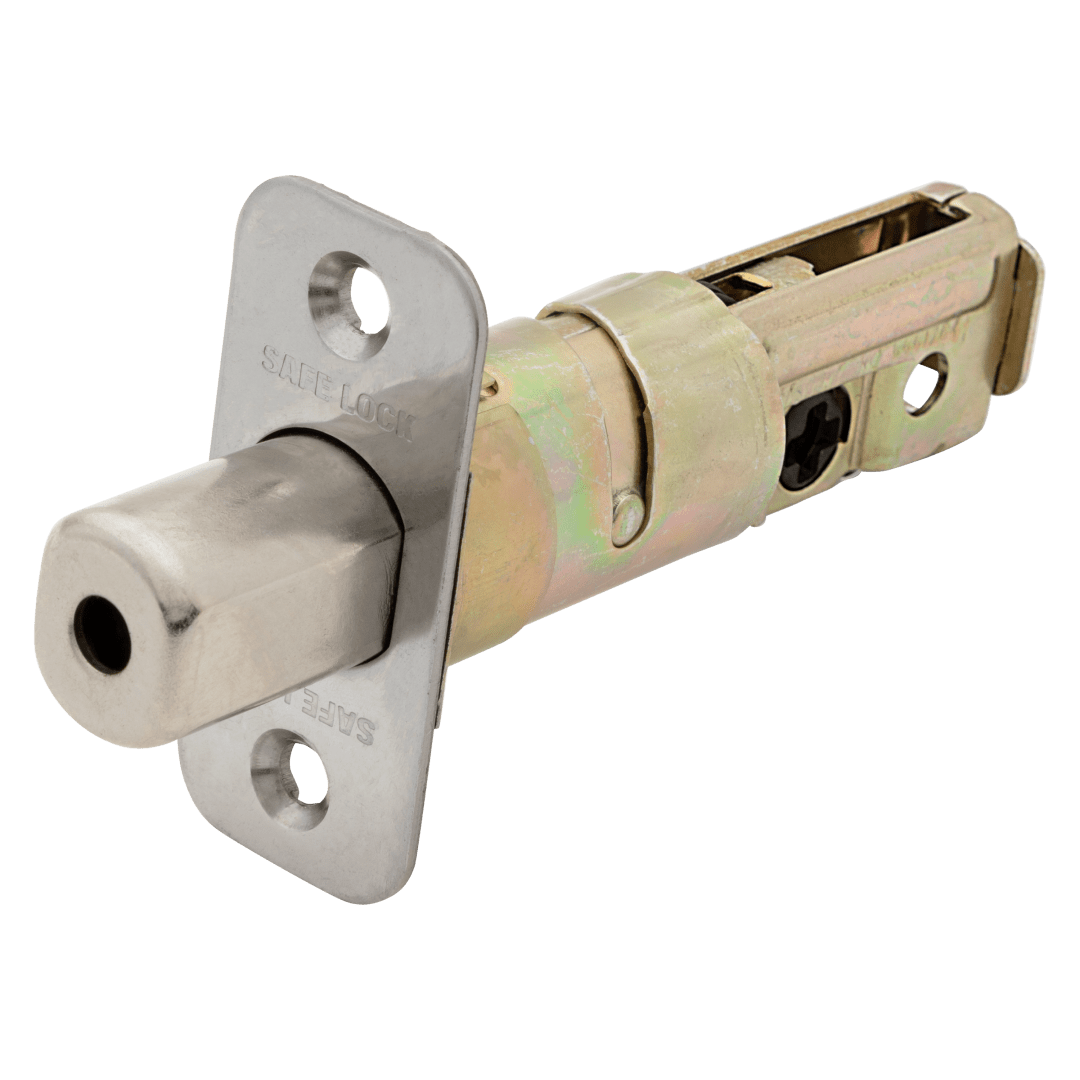 Round Corner Adjustable Deadbolt Latch for Satin Chrome Finish