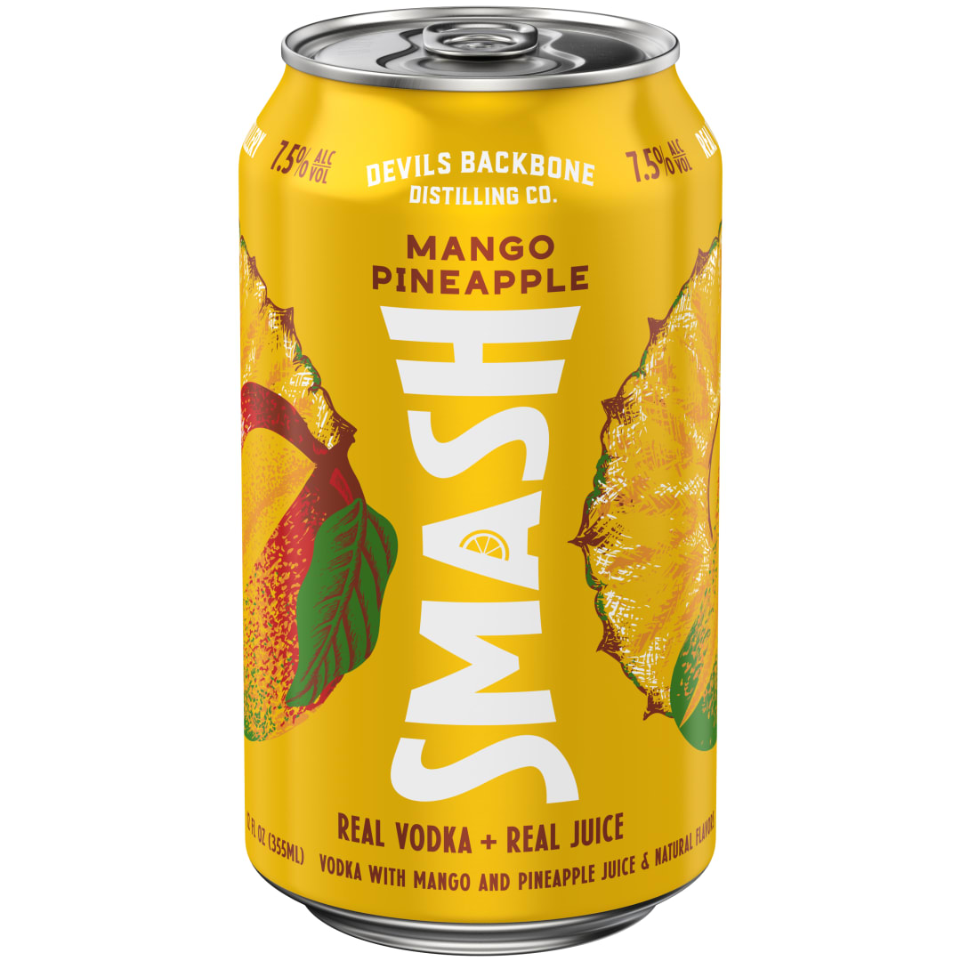 Devils Backbone Mango Pineapple Smash 12 oz Single CAN 7_5ABV  - Plain Aluminum - Standard Gloss - Craft Direct