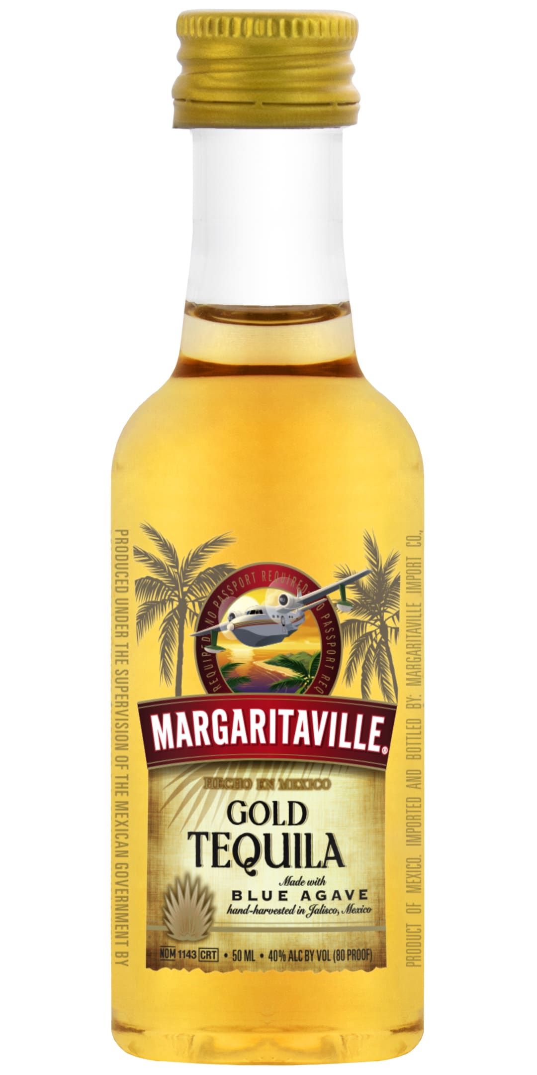 Margaritaville Gold Tequila 50ml 80 Proof