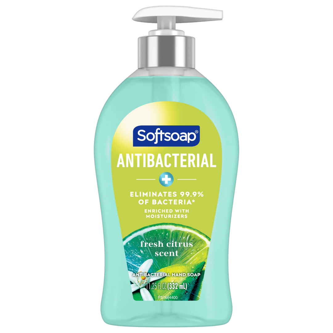 Softsoap Antibacterial Liquid Hand Soap, Fresh Citrus - 11.25 Fluid Ounce