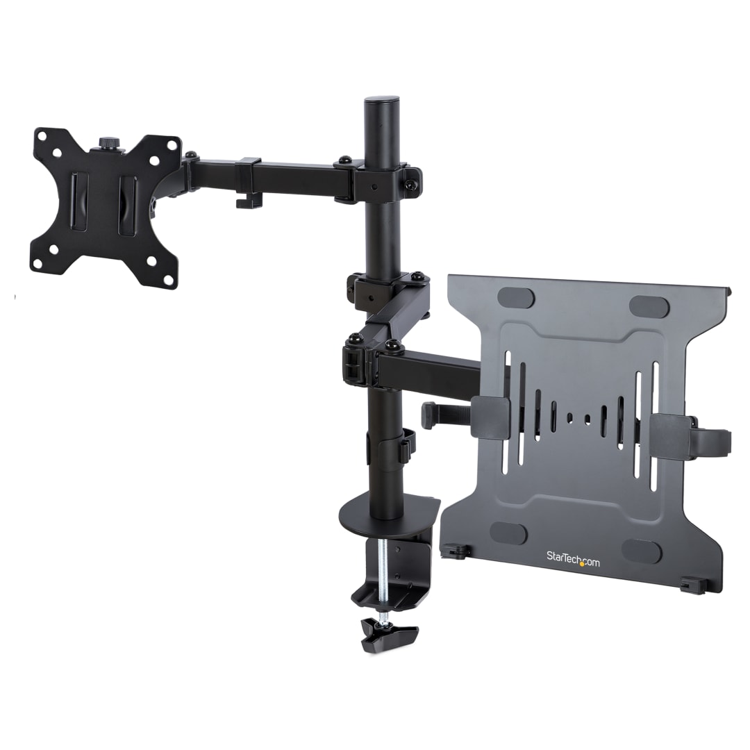 Articulating Monitor and Laptop Dual Articulating Arm Desk M