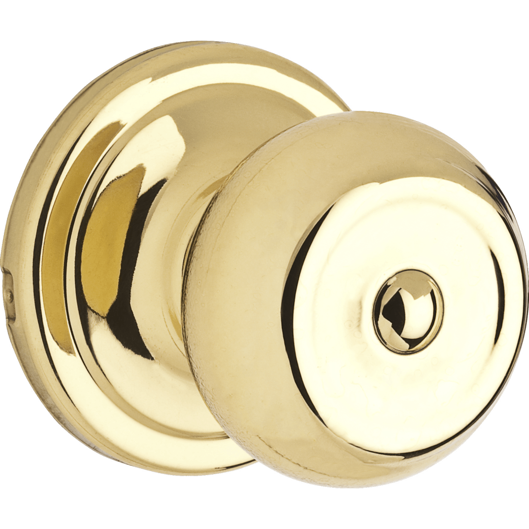 Phoenix Hall/Closet Knob in Polished Brass