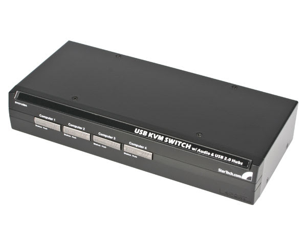 4 Port Desktop KVM USB/Audio/VGA