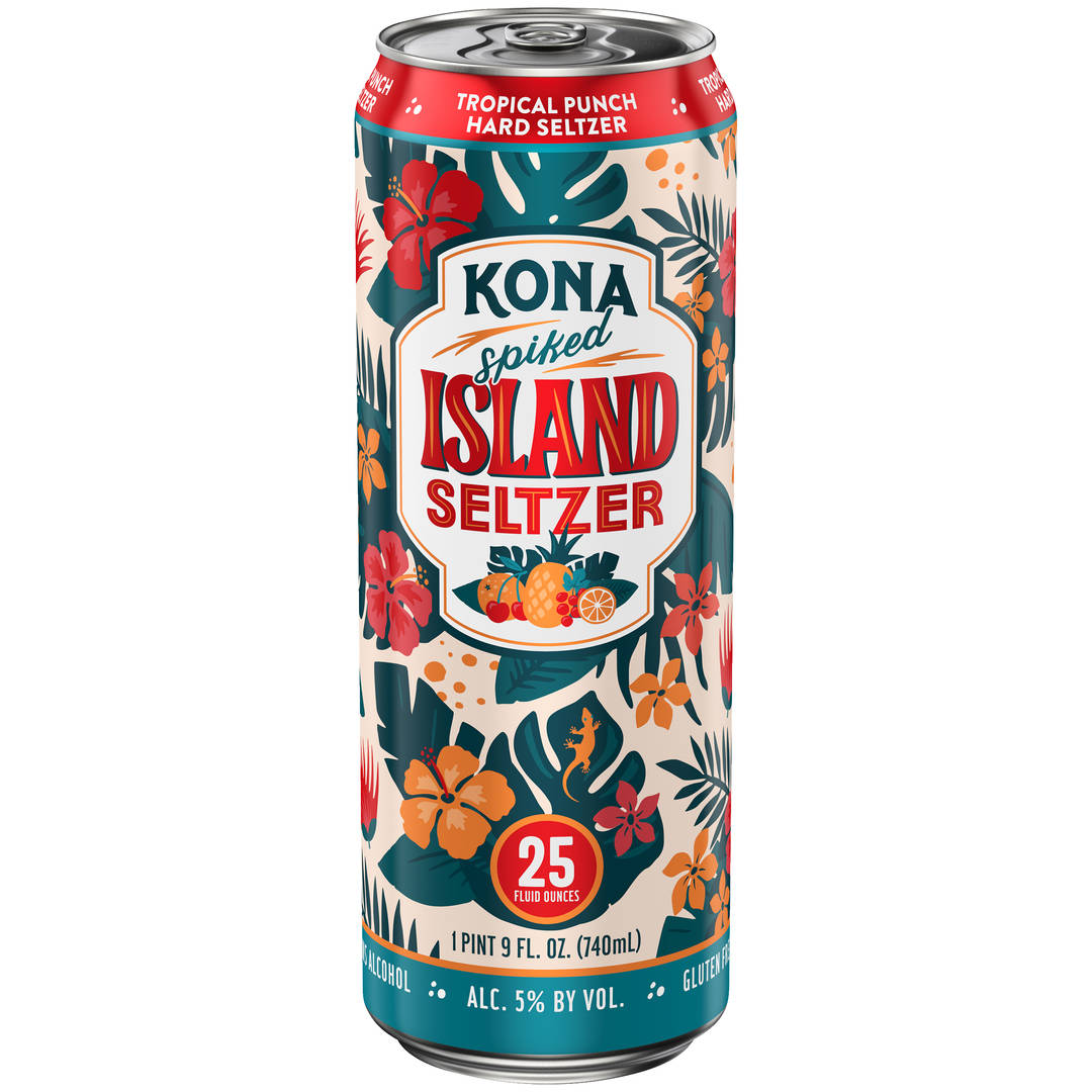 Kona Spiked Island Seltzer Tropical Punch, 15 fl. oz. Can