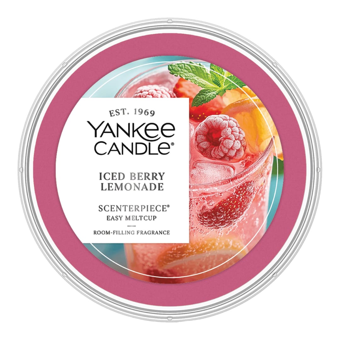 Yankee Candle Iced Berry Lemonade, Scenterpiece® Easy MeltCup with up to 24 Hours of Fragrance