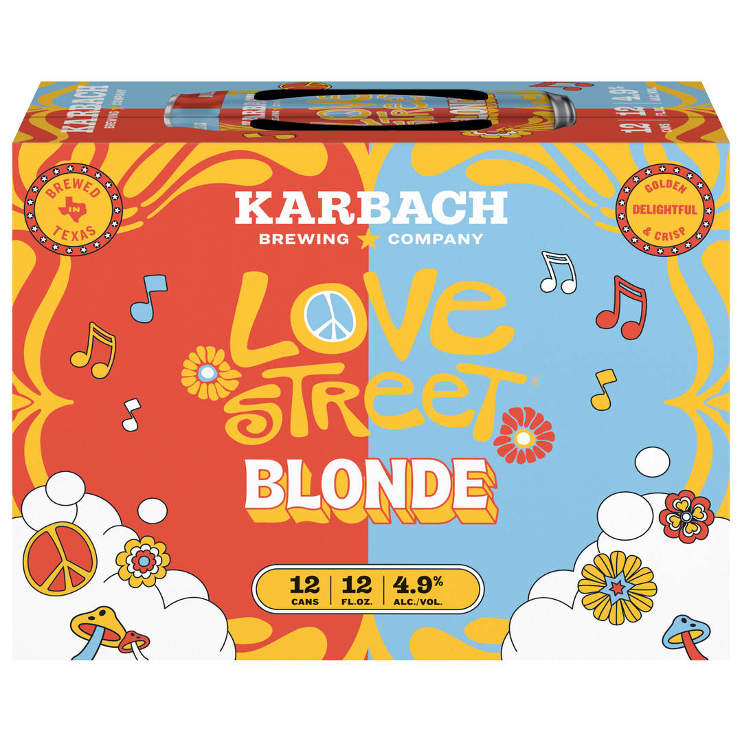 Karbach Love Street 12x12 oz Can Pack CARRIER - 2025 Summer Promo