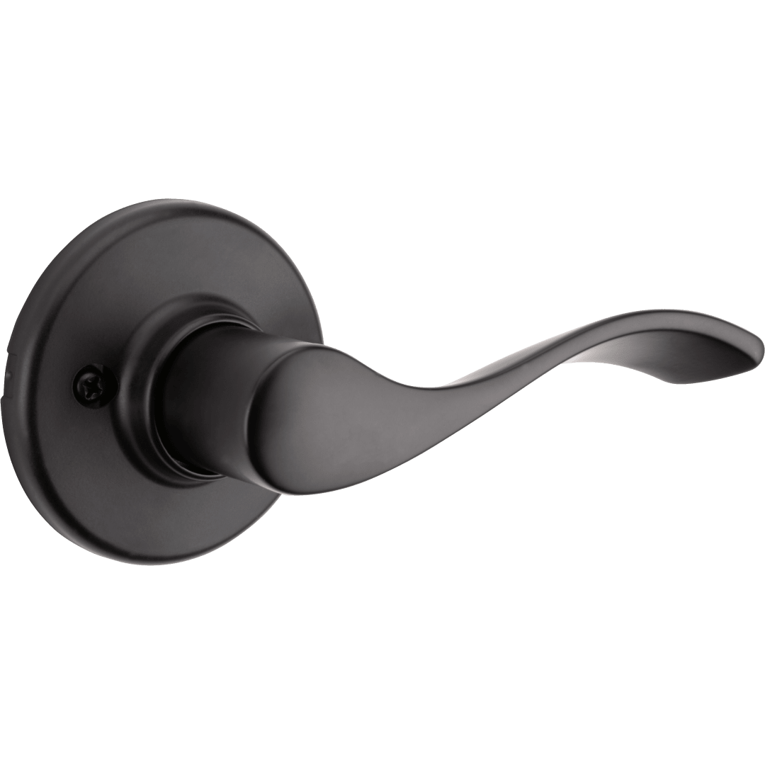 Belmont Lever - Hall/Closet in Matte Black