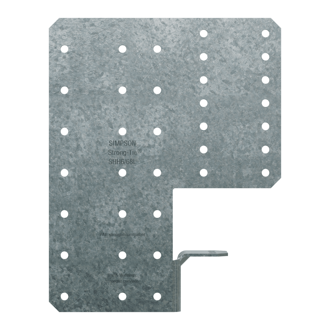 Simpson Strong-Tie SHH6/68-KT24 SHH 7-3/16 in. x 5-5/8 in. 68-mil Galvanized Steel Header Hanger (24-Qty) (Pack of 24)