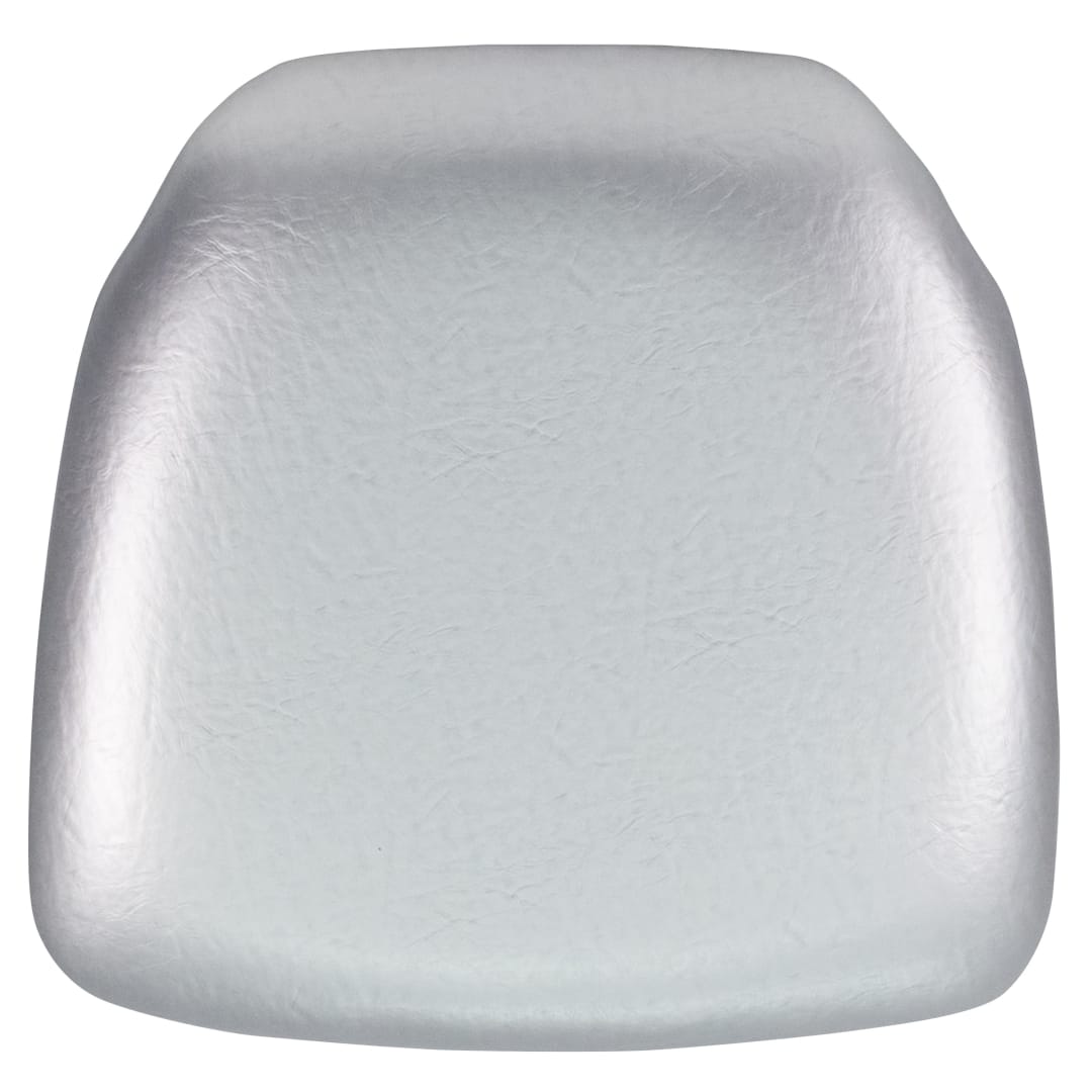 Louise 20 Pack Hard Silver Vinyl Chiavari Chair Cushion