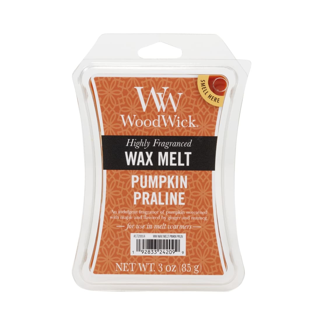 WoodWick® Pumpkin Praline 3 Oz. Wax Melts