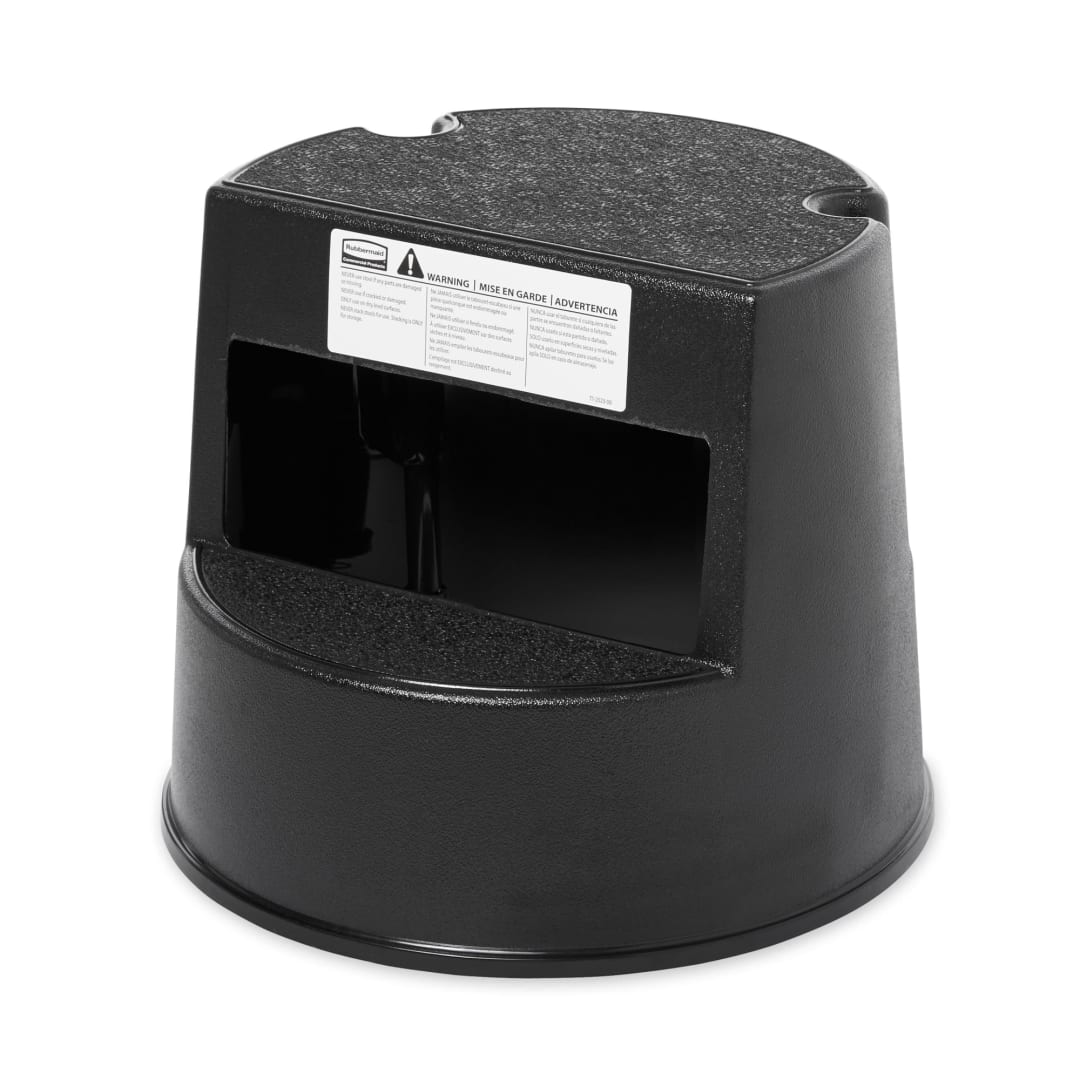 MOBILE TWO STEP STEPSTOOL, BLACK