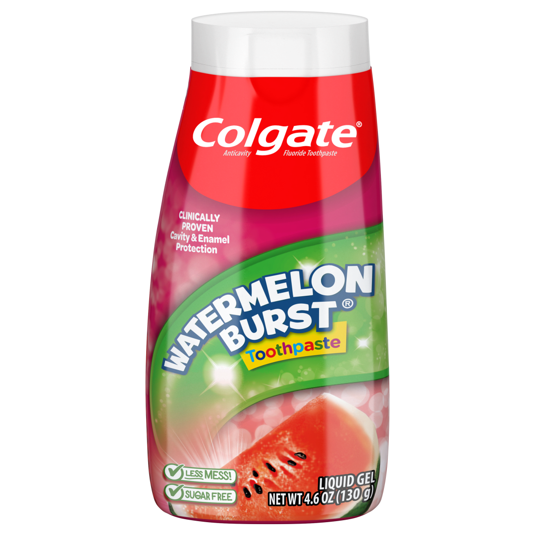 Colgate Kids Fluoride Toothpaste, Watermelon Burst, 4.6 ounces (6 Pack)