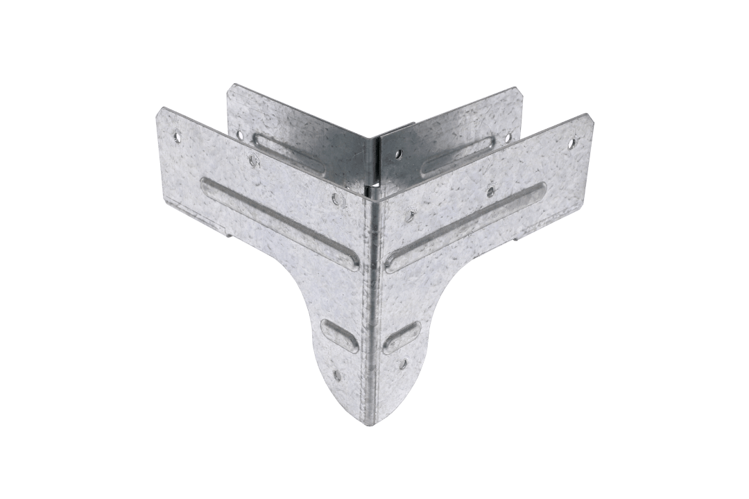 Simpson Strong-Tie RTC2Z RTC 18-Gauge ZMAX® Galvanized Rigid Tie® Corner Connector for 2x Joist, 2x4 Post