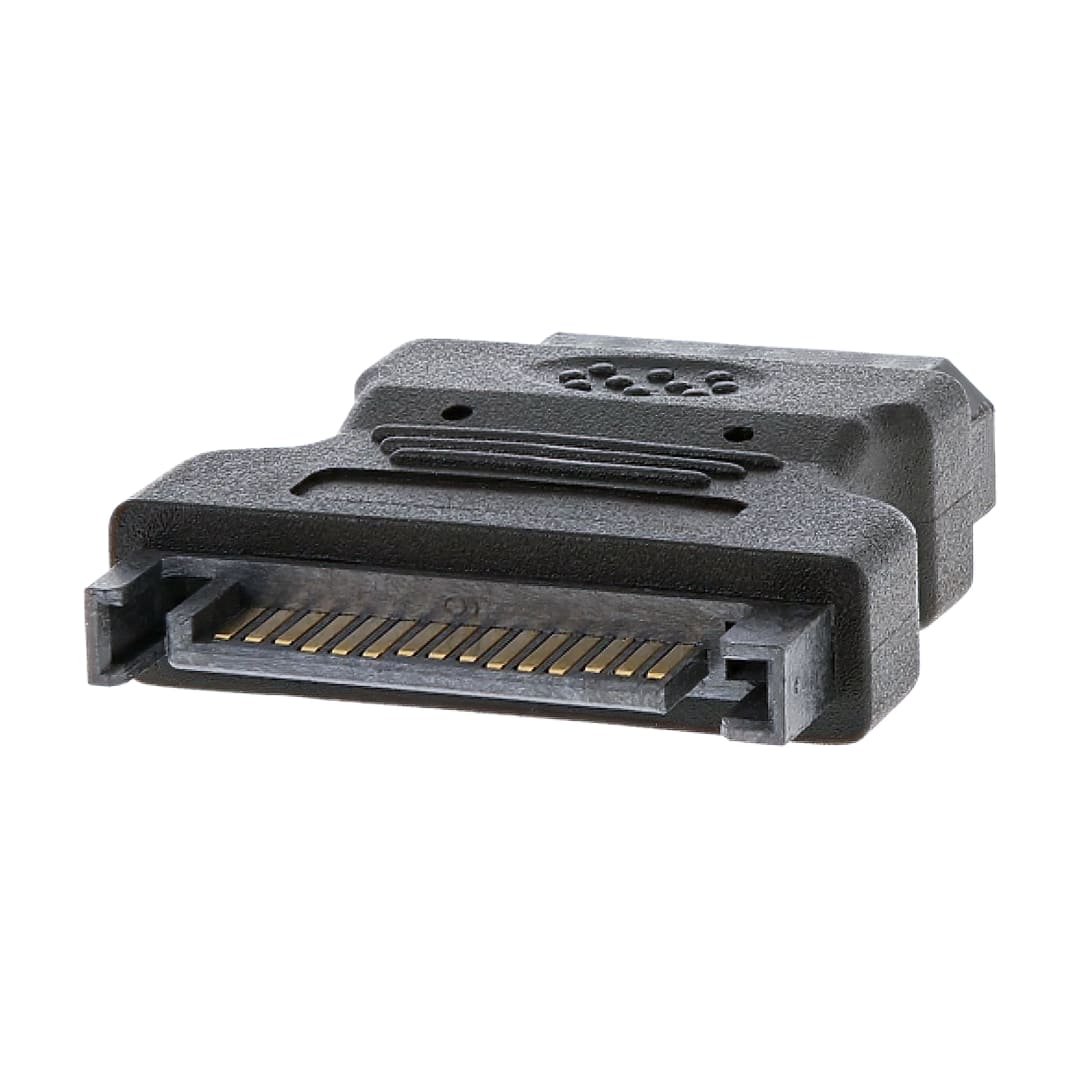 LP4 to SATA 15 Pin Power Adapter F M