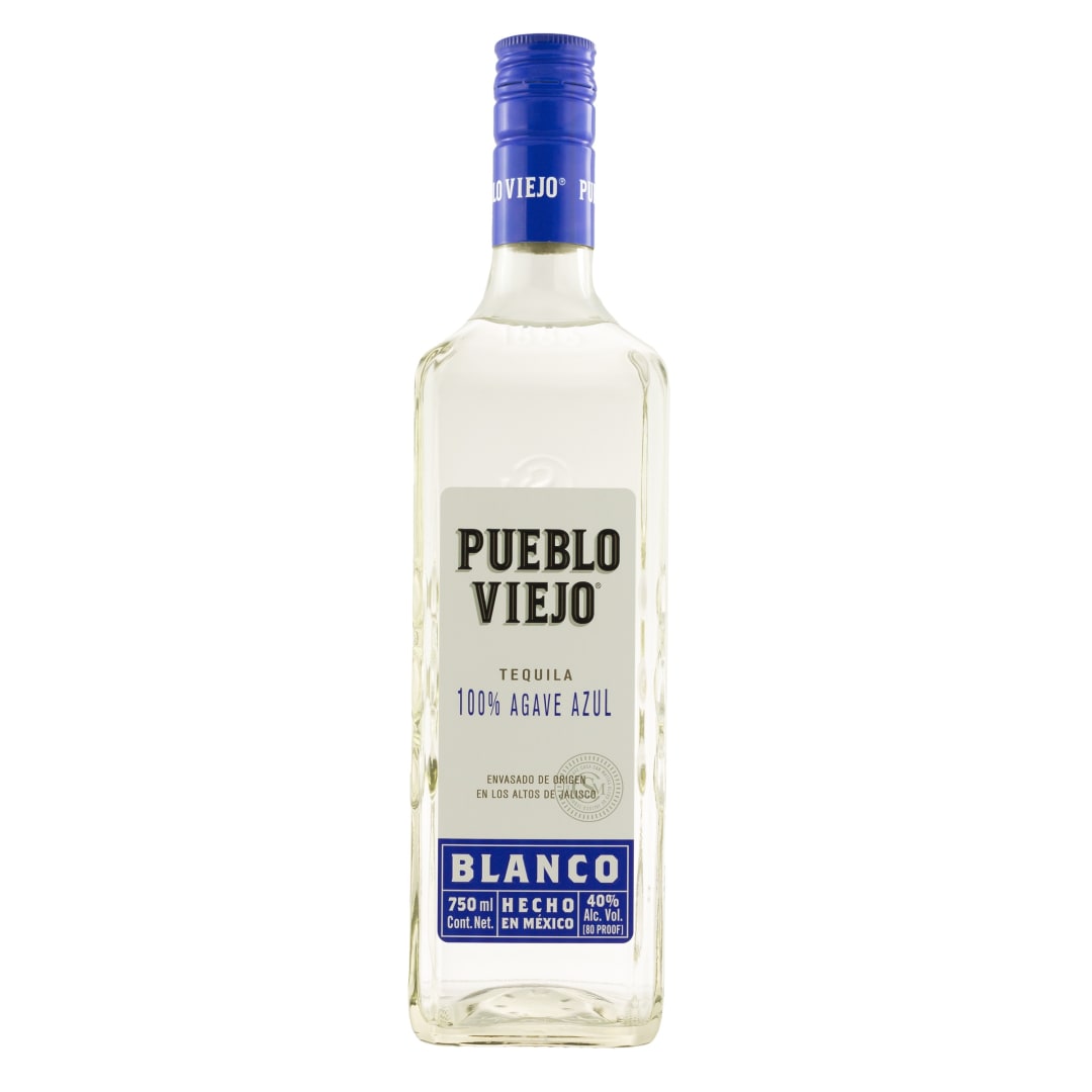 Pueblo Viejo Blanco Tequila 750ml 80 Proof
